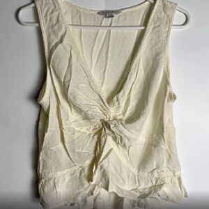 NWT American Eagle Cream Knot Top